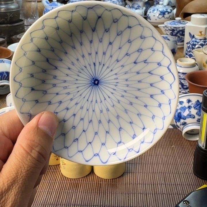 青花瓷器杯子茶具