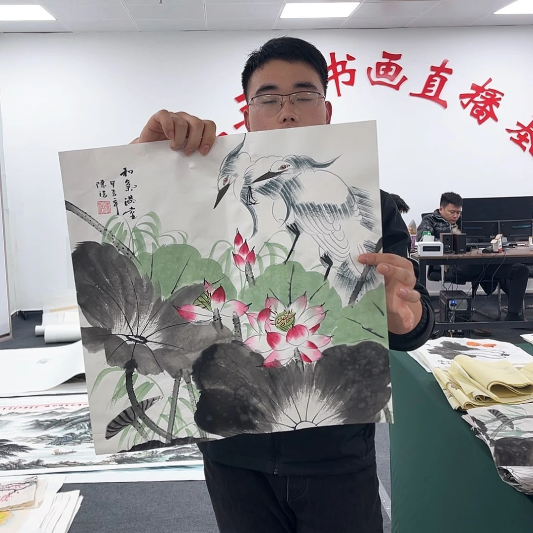 国画宣纸国画作品纯手绘