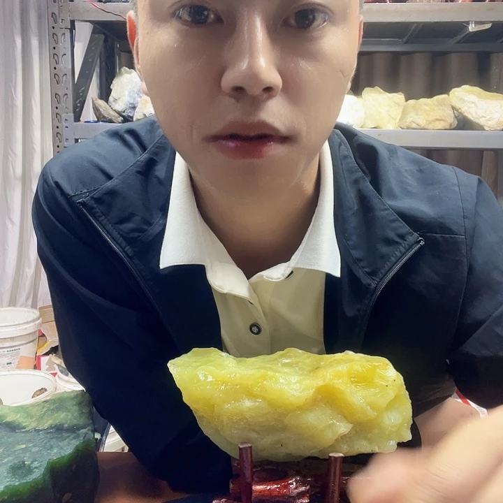 用***1未镶嵌蛇纹石玉珠宝奇石105