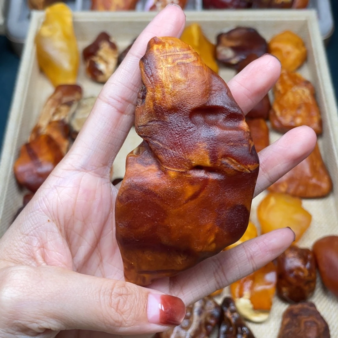 琥珀未镶嵌珠宝奇石