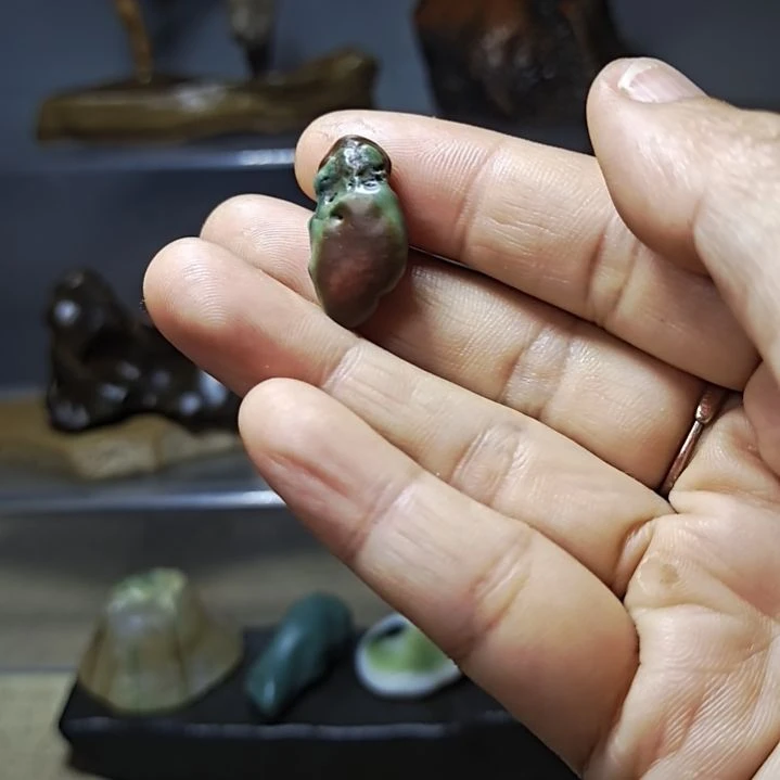 丟****)戈壁石天然奇石原石