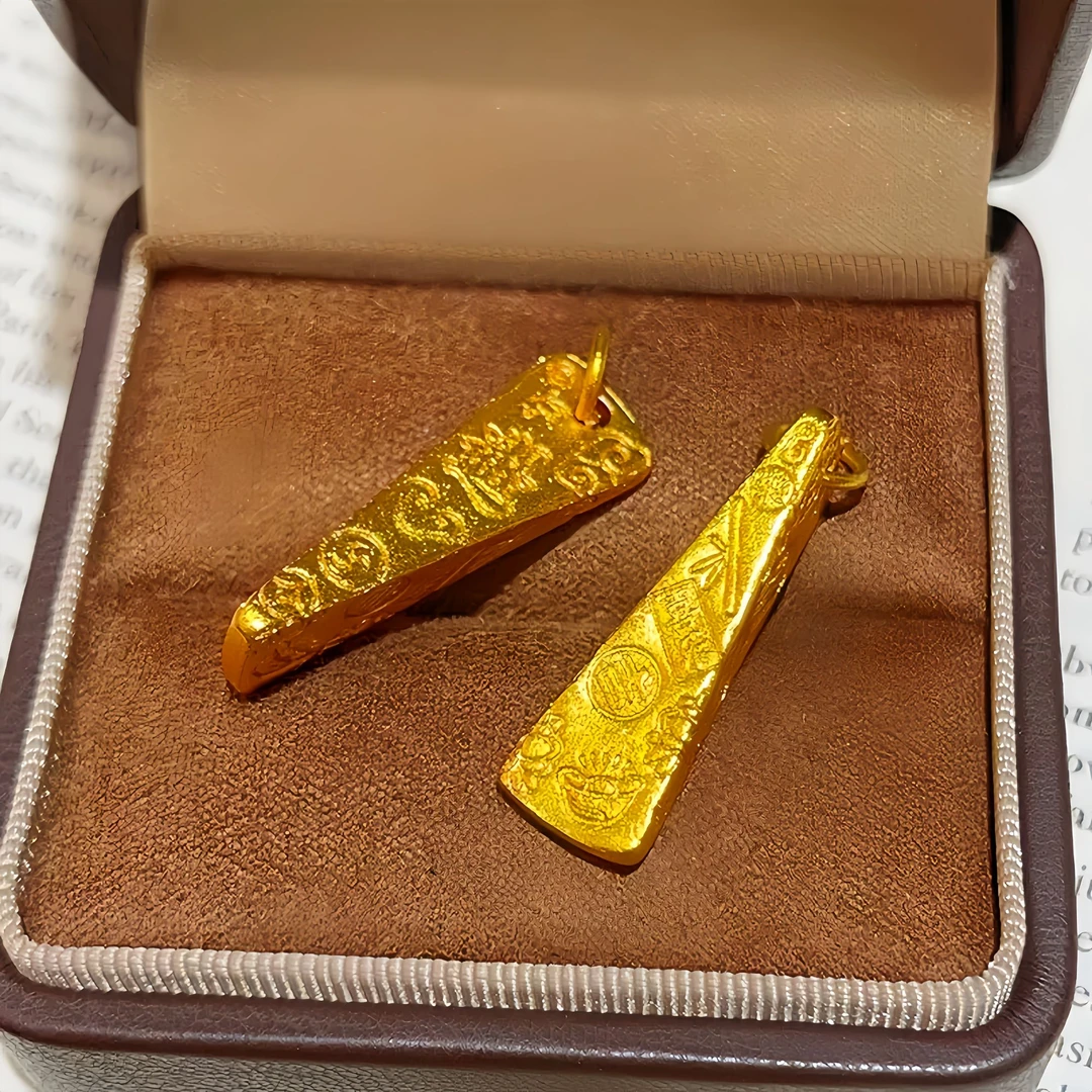 金屿/JINYU 「吉言三角金坨坨」女士项链 轻奢高定版