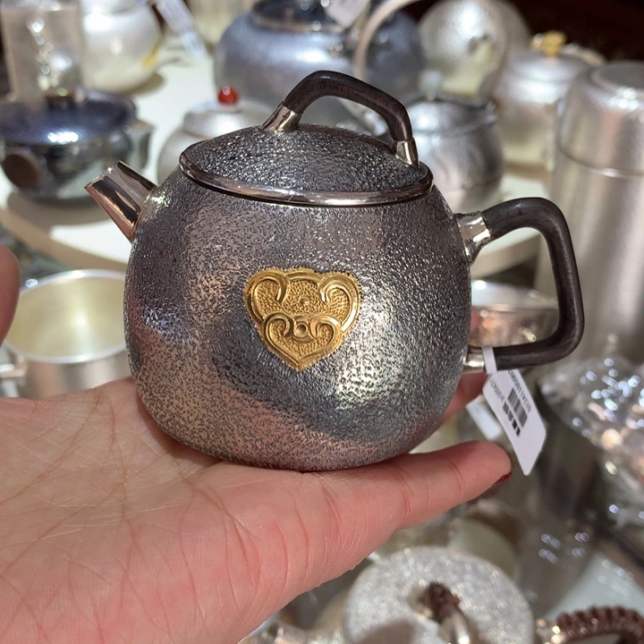 足银999如意泡壶150容量