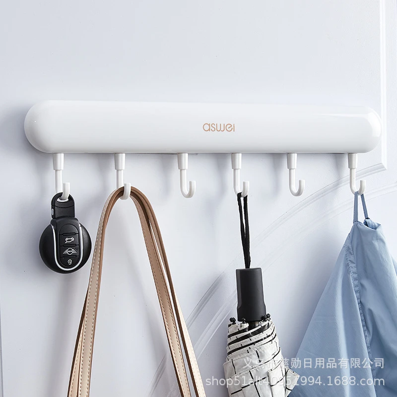 挂钩强力粘胶免打孔门后承重墙壁衣架墙上衣服无痕粘贴卫生间粘钩