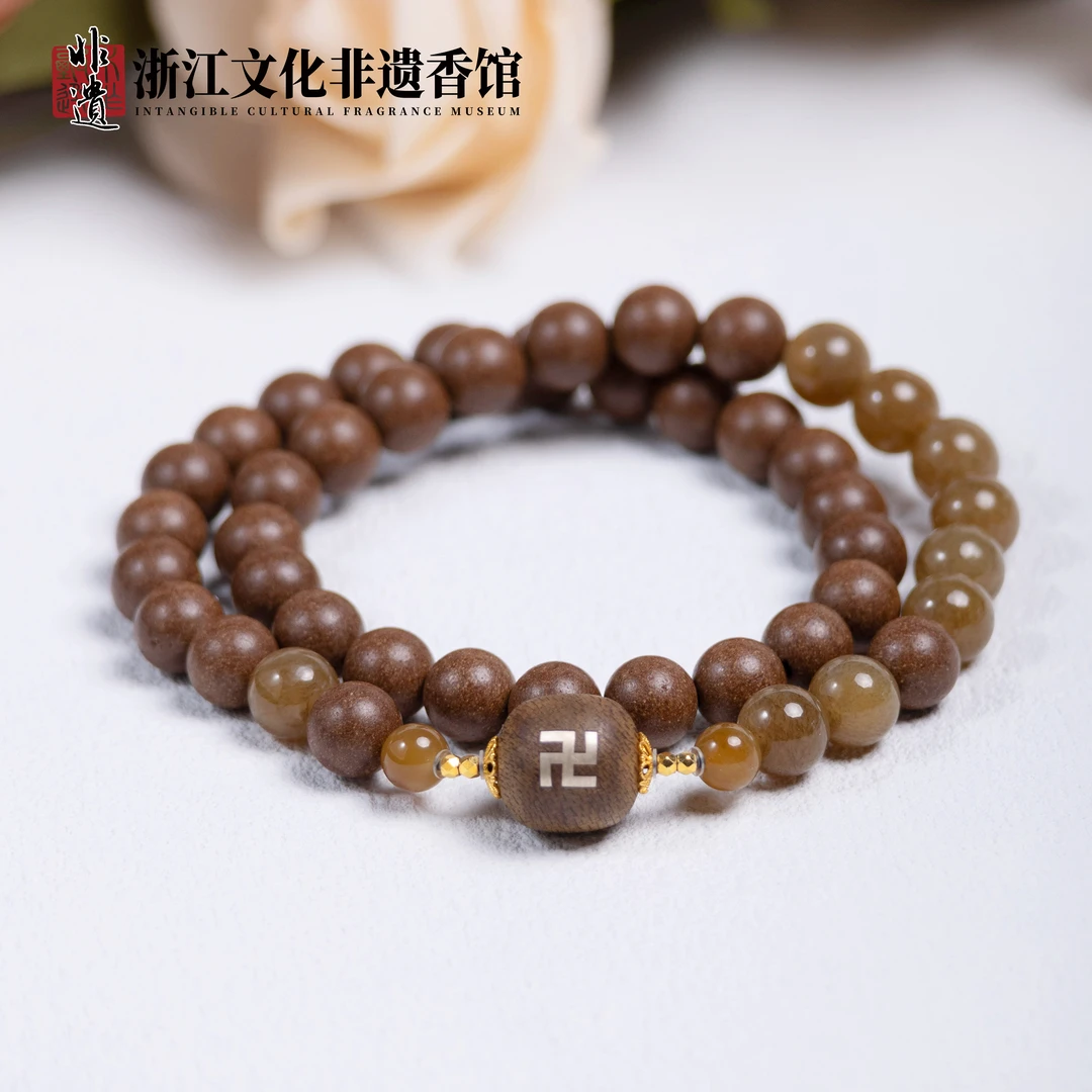【非遗药香】药香珠 雍证旷野 0.8双圈 CX038