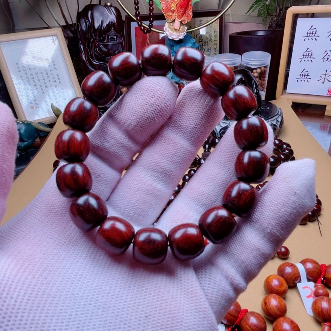 檀香紫檀（小叶紫檀）老琴料高油密1213。