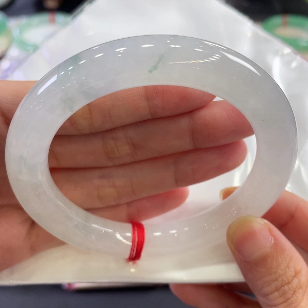 未镶嵌手镯翡翠57号圆条