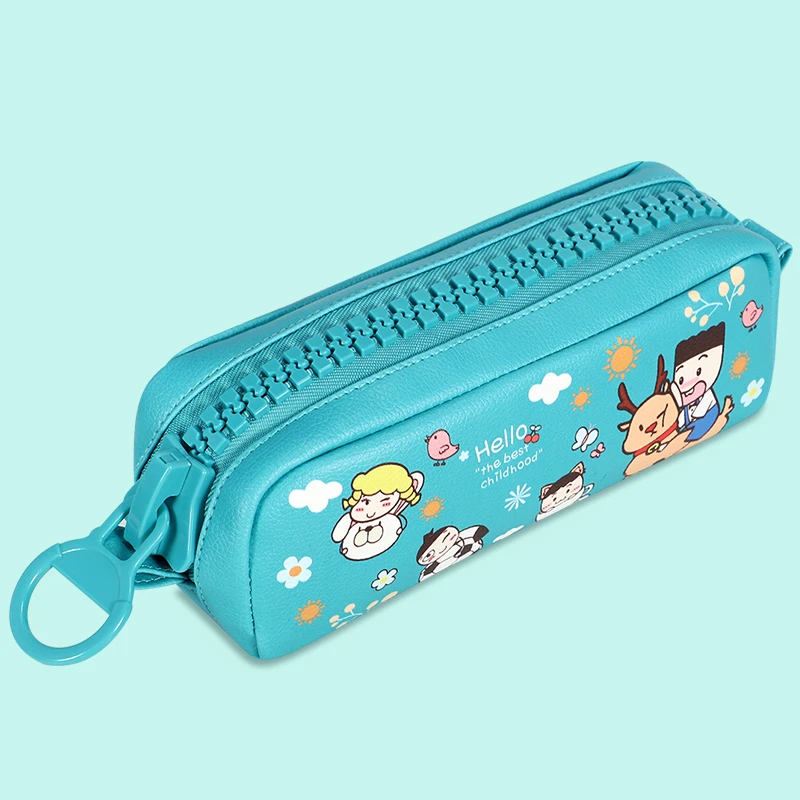 姜小牙 绿色（小学生大拉锁笔袋）