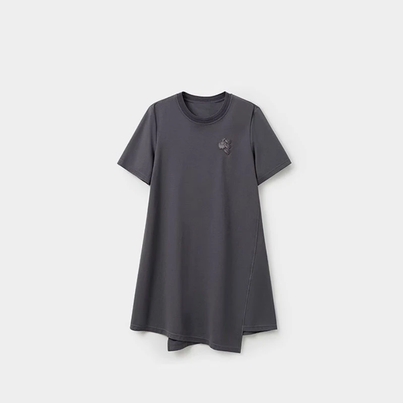 【宝石姐专属】LD2438不对称裙摆连衣裙