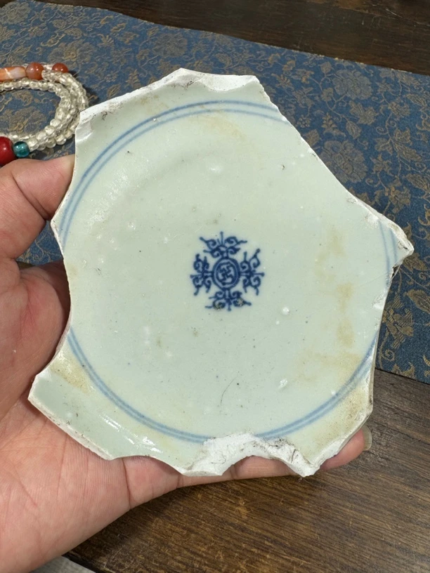 青花瓷片标本收藏学习手工陶瓷手绘