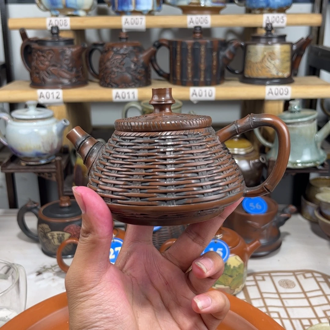 建水紫陶200cc建水紫陶传承纯手工制作