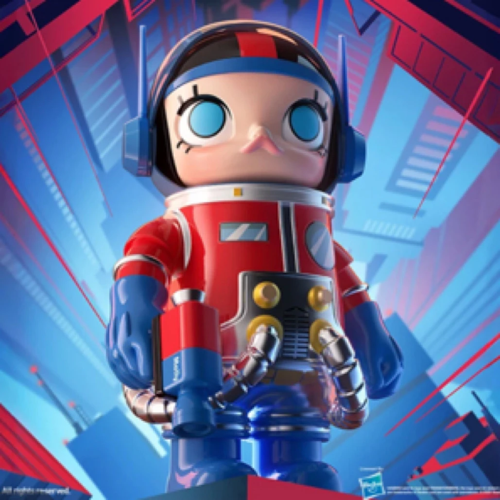 变形金刚联名molly 擎天柱潮玩摆件 400%/1000%非原版