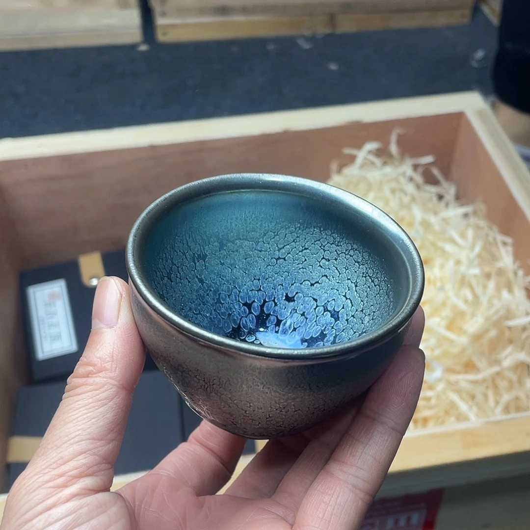 茶盏建盏主人杯一只微瑕