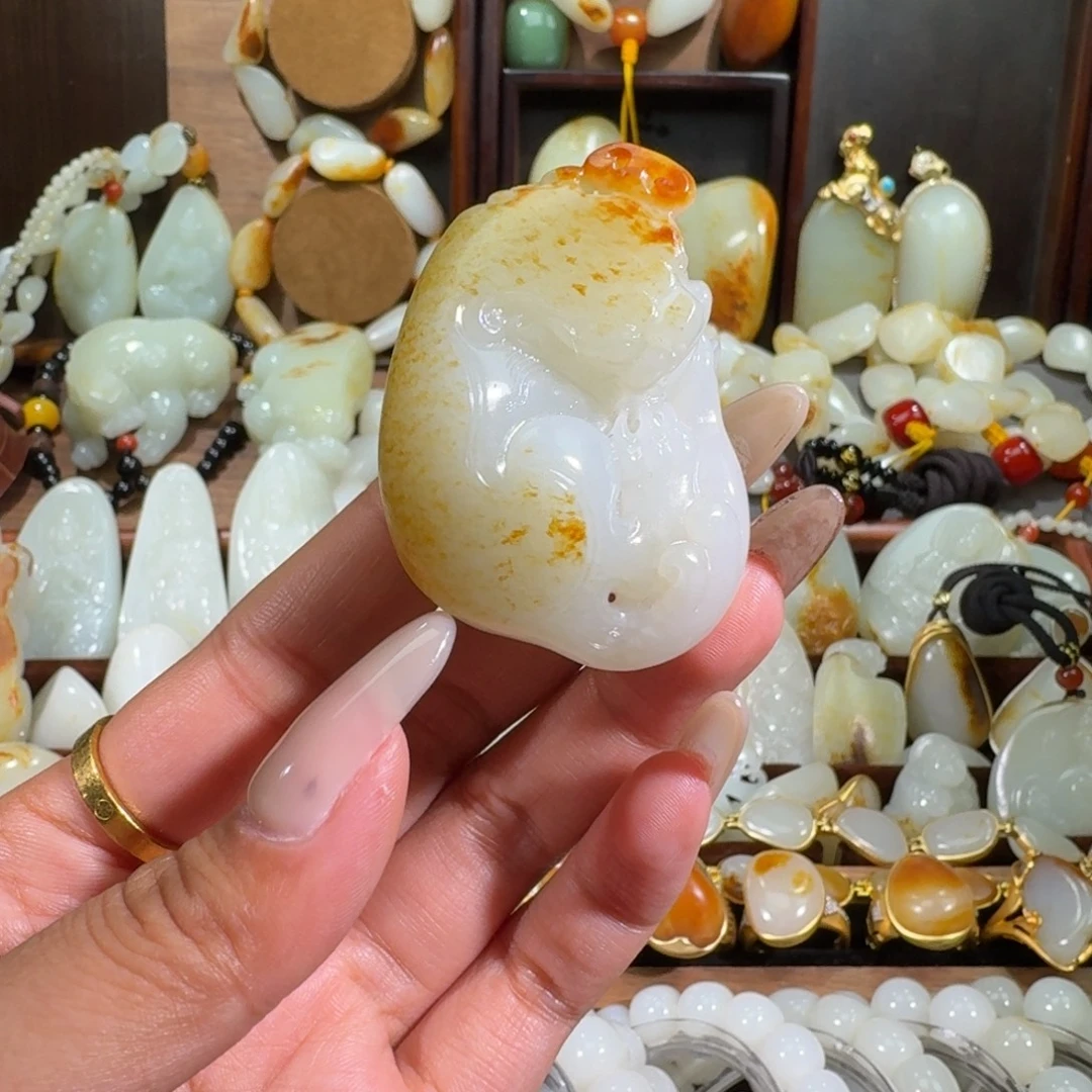 和田玉未镶嵌手链