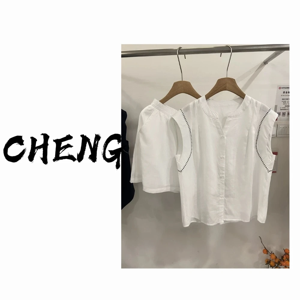 【CB-J】时尚套装显瘦衬衣欧若智性风多巴胺穿搭  H0487