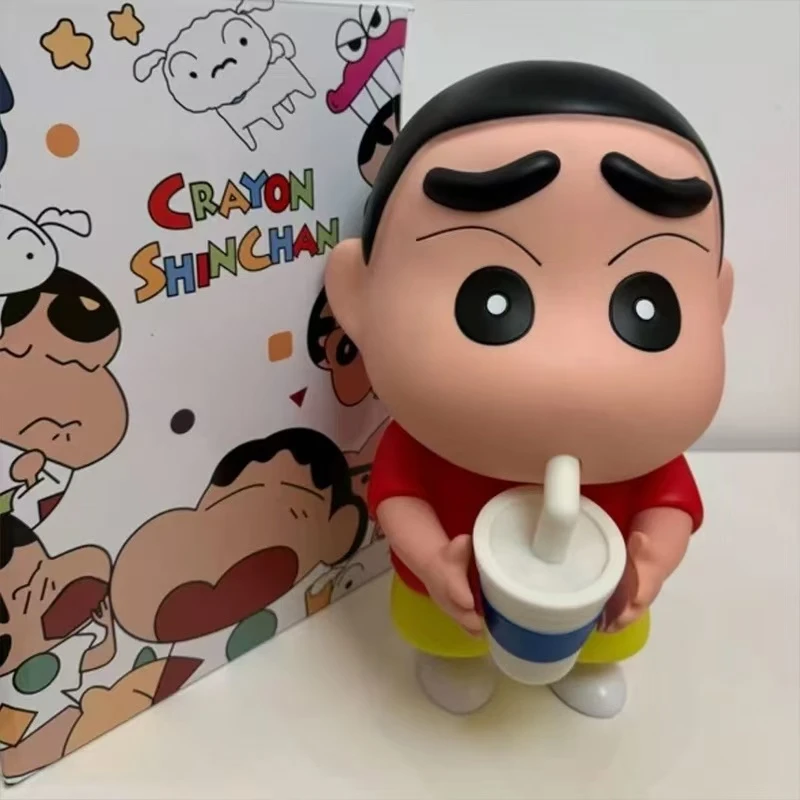 蜡笔小新 奶茶拍拍灯小号 发光款手办