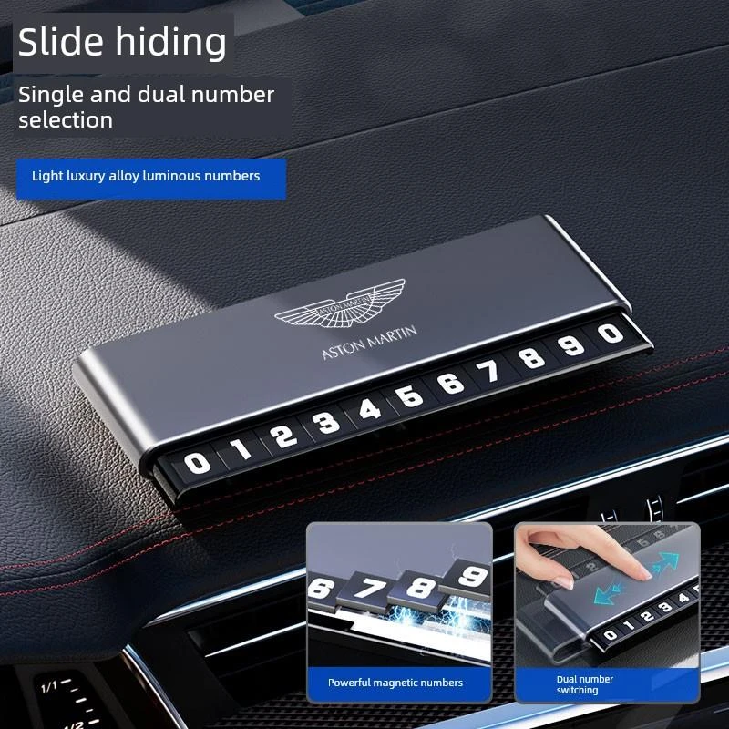 适用于阿斯顿马丁Dbx Db12 dbb V8 Db11临时停车号牌移动汽车电话