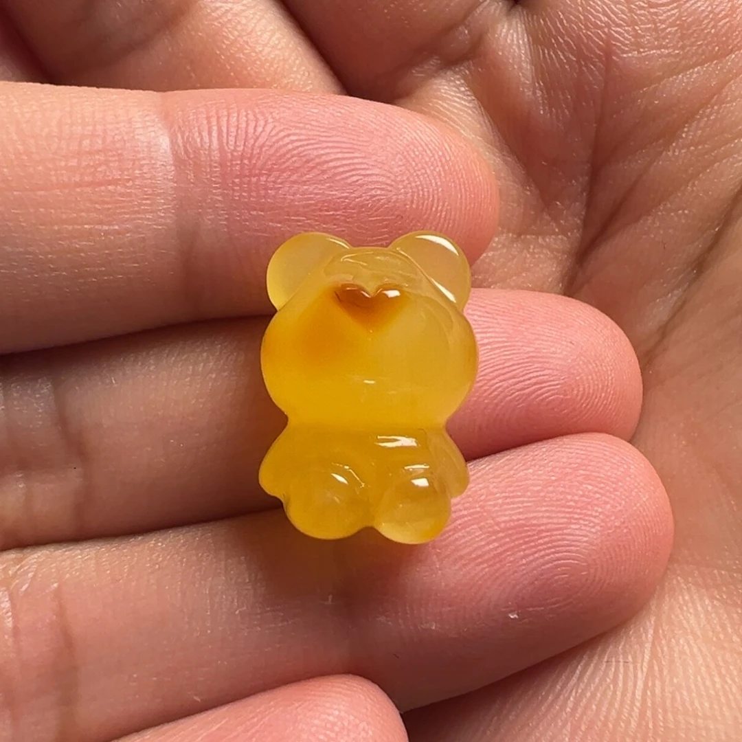 未镶嵌颈饰蜜蜡慧****^小熊（打孔不退换）