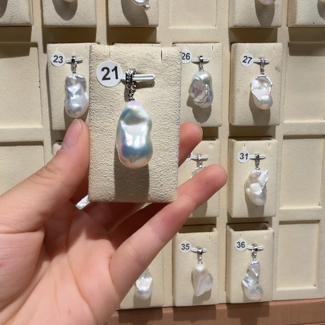 颈饰合金淡水珍珠