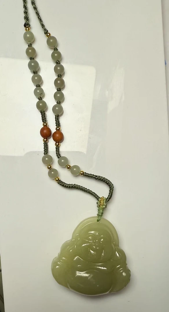 青海 晴水佛公  冰透显白文创创意毛衣链