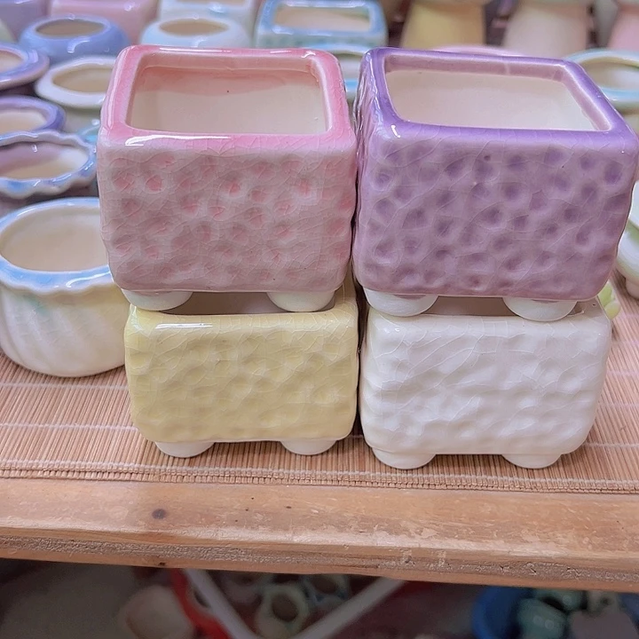 陶瓷花盆当场满12包邮