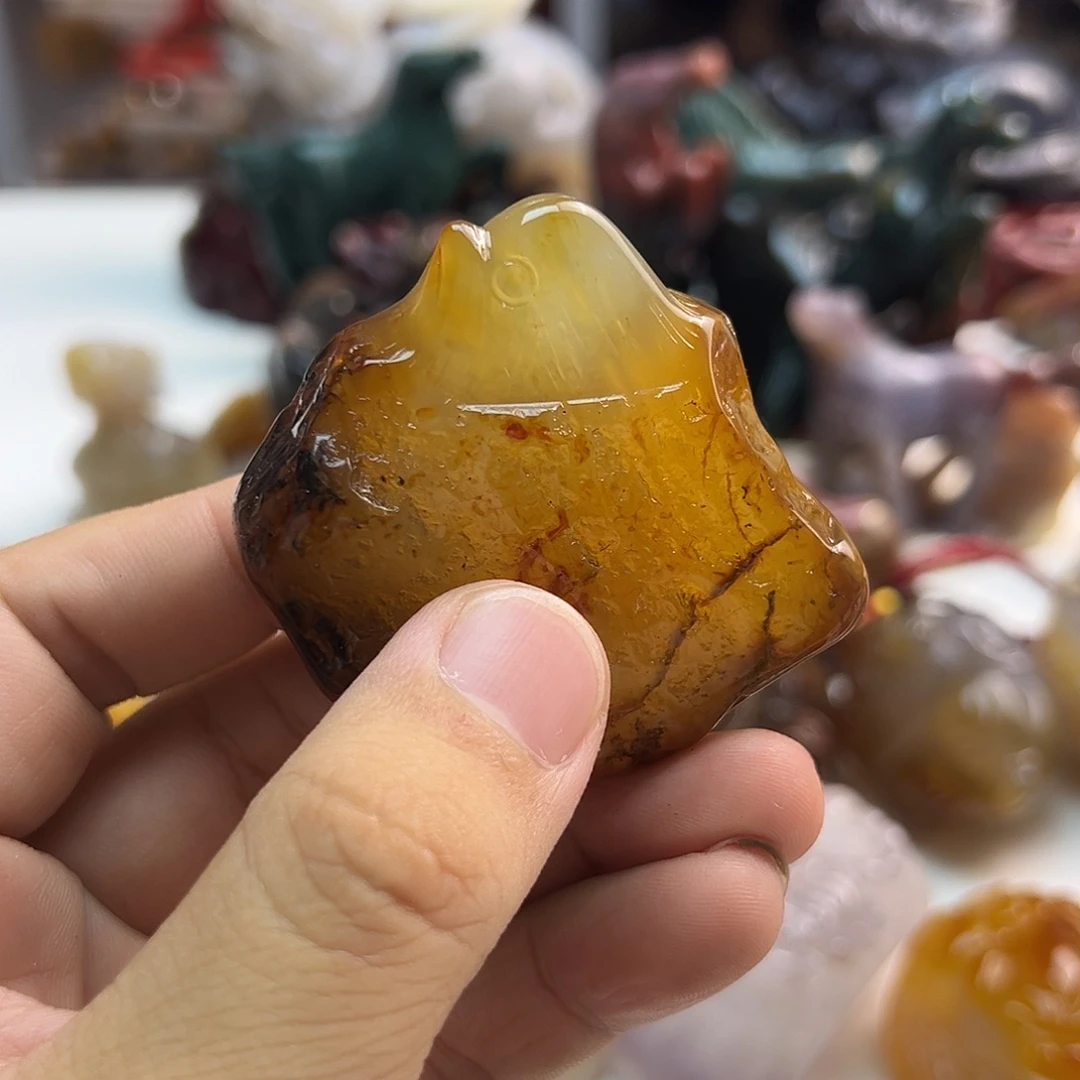 玛瑙/玉髓未镶嵌颈饰