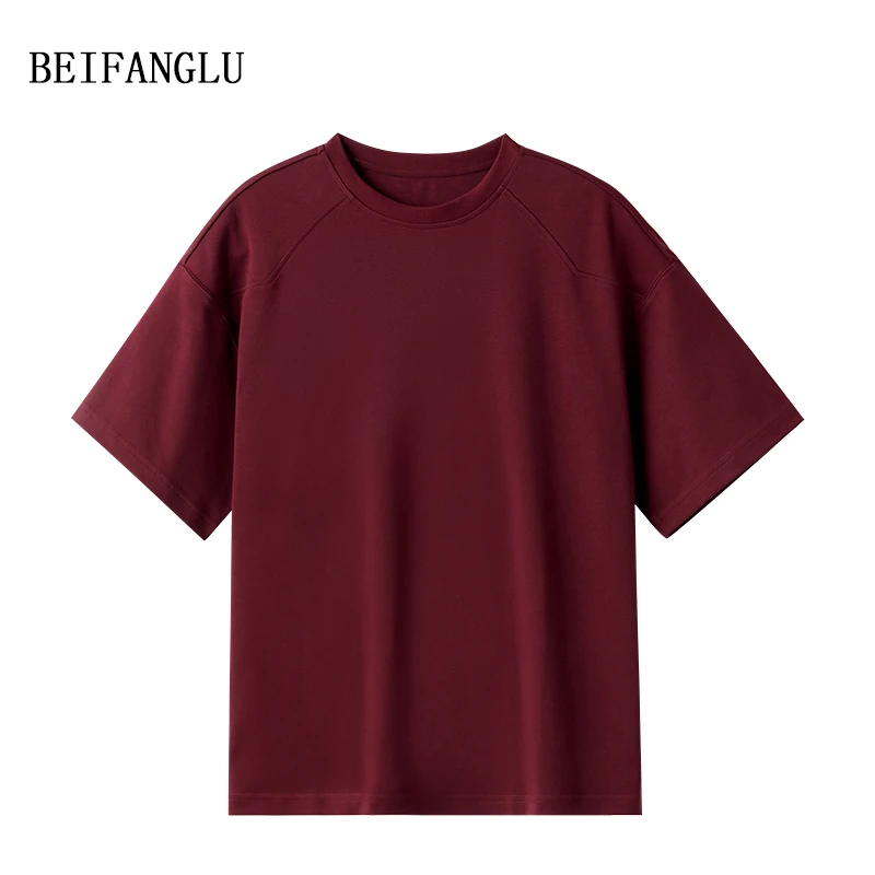 北方鹿【经典基础男T】夏季新品简约百搭纯色男士短袖T恤上衣251122