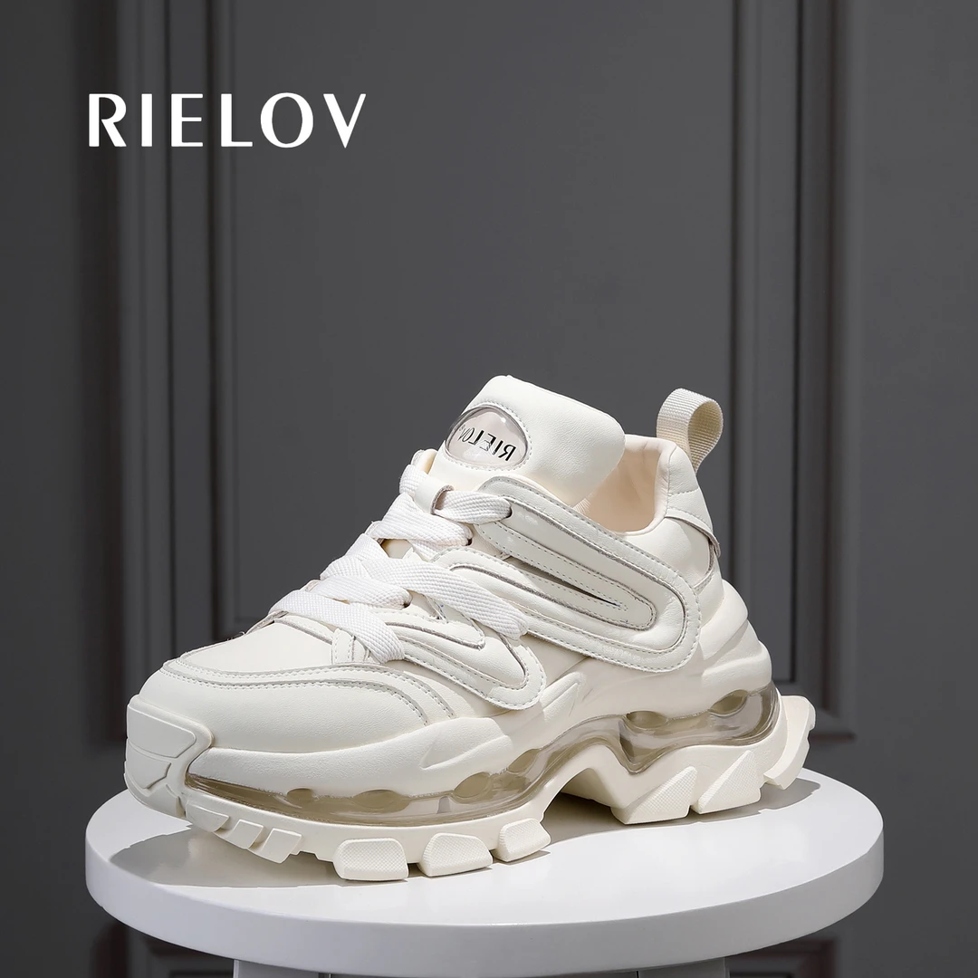 RIELOV【兰兰】现货增高8cm时尚潮流百搭女士休闲鞋 666-82