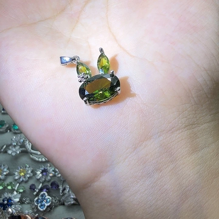 烟晶银S925镶嵌戒指