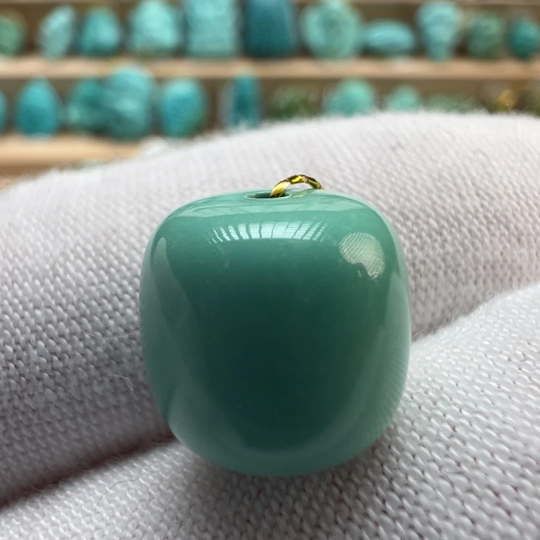 绿松石未镶嵌配饰10.8*10.4
