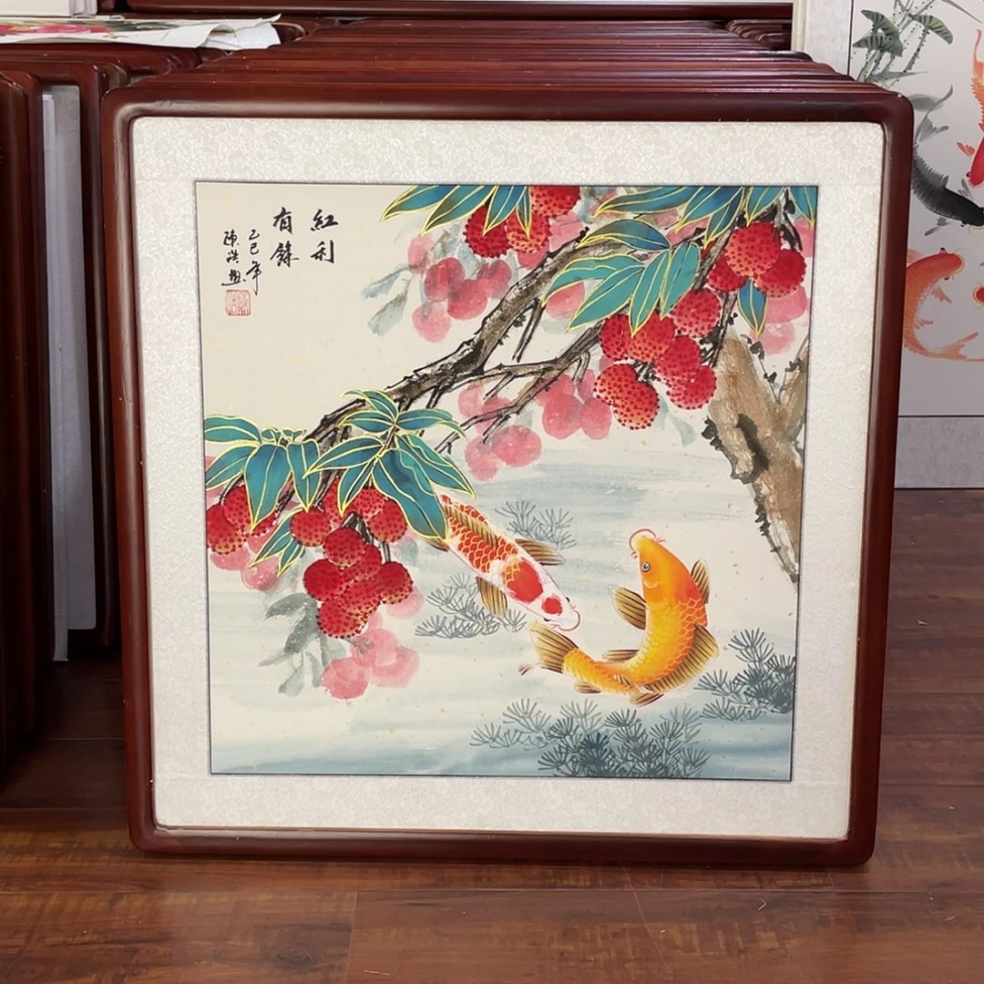 国画带框尺寸63*63厘米