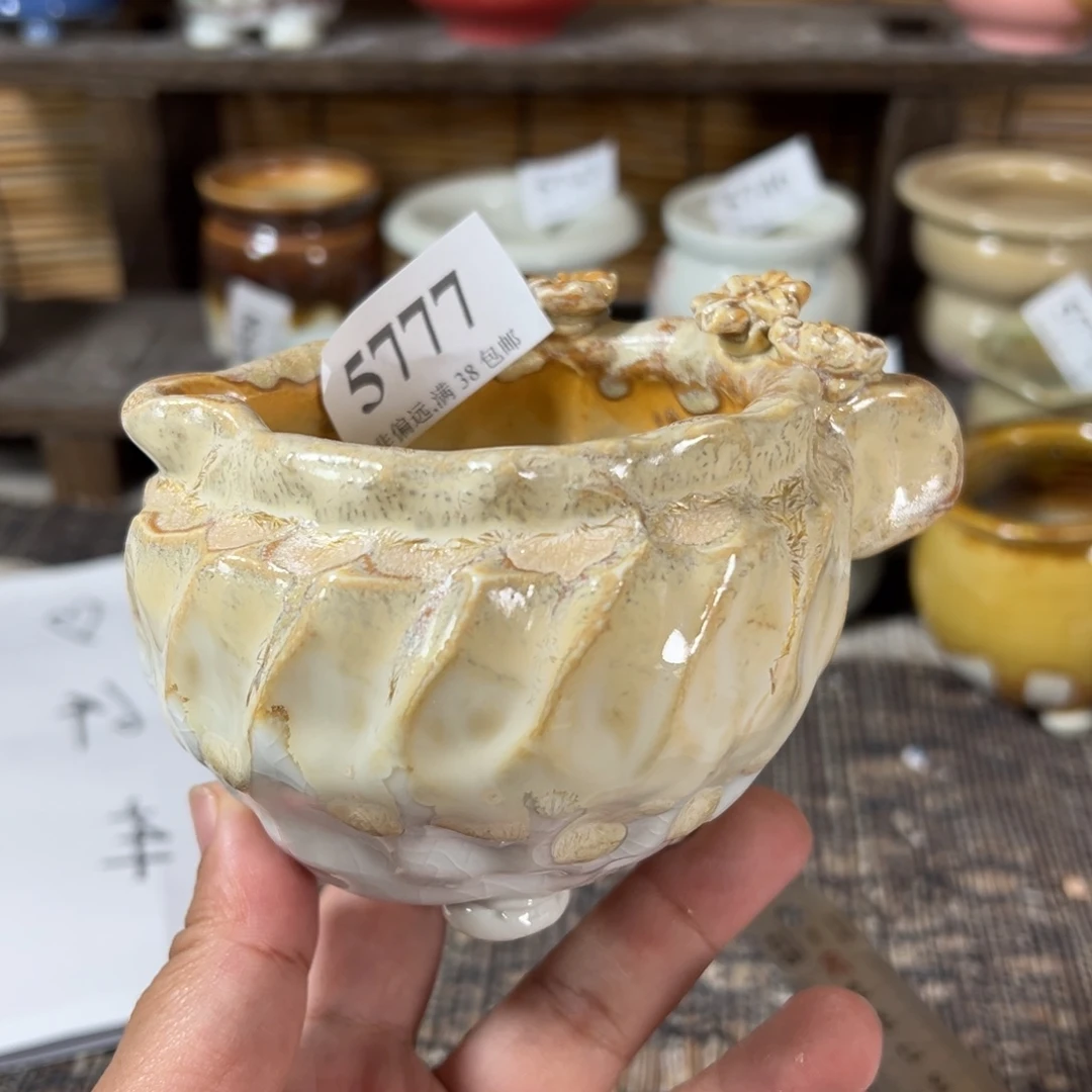 口6高7 手工花盆满30包邮