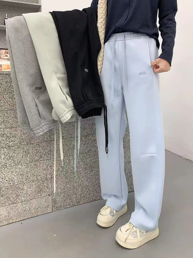 【阔腿裤】2051-3款阔腿裤加长卫裤脚口百搭