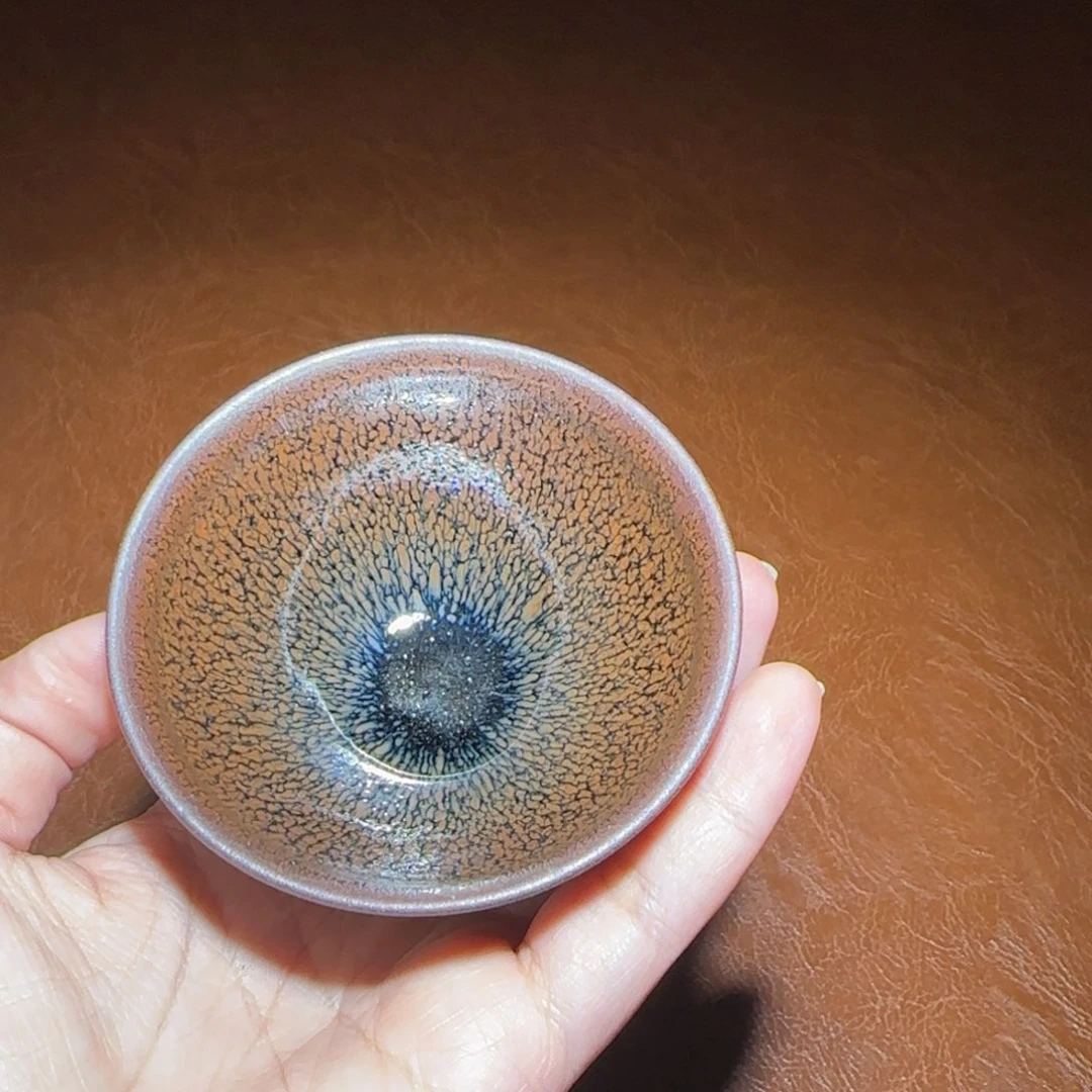 茶盏六丁龙窑一档鹧鸪斑