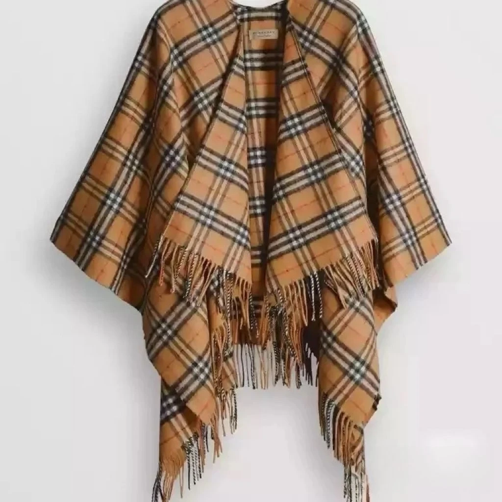 99新 BURBERRY/博柏利 双双臻选/ss00101/博柏利斗篷（山羊绒）