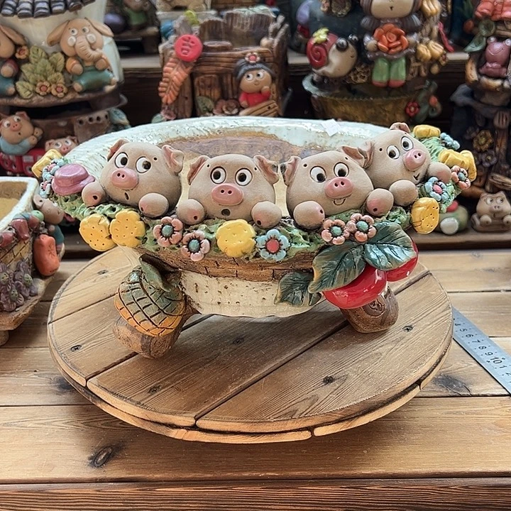 嘻哈多肉花盆百搭