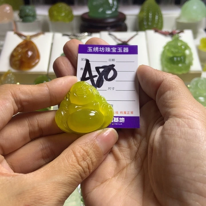 【闪购商品】蛇纹石玉未镶嵌颈饰顺*顺