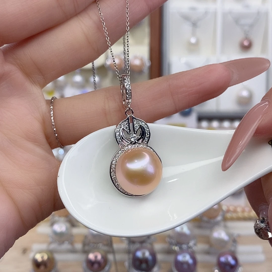 合金颈饰淡水珍珠F