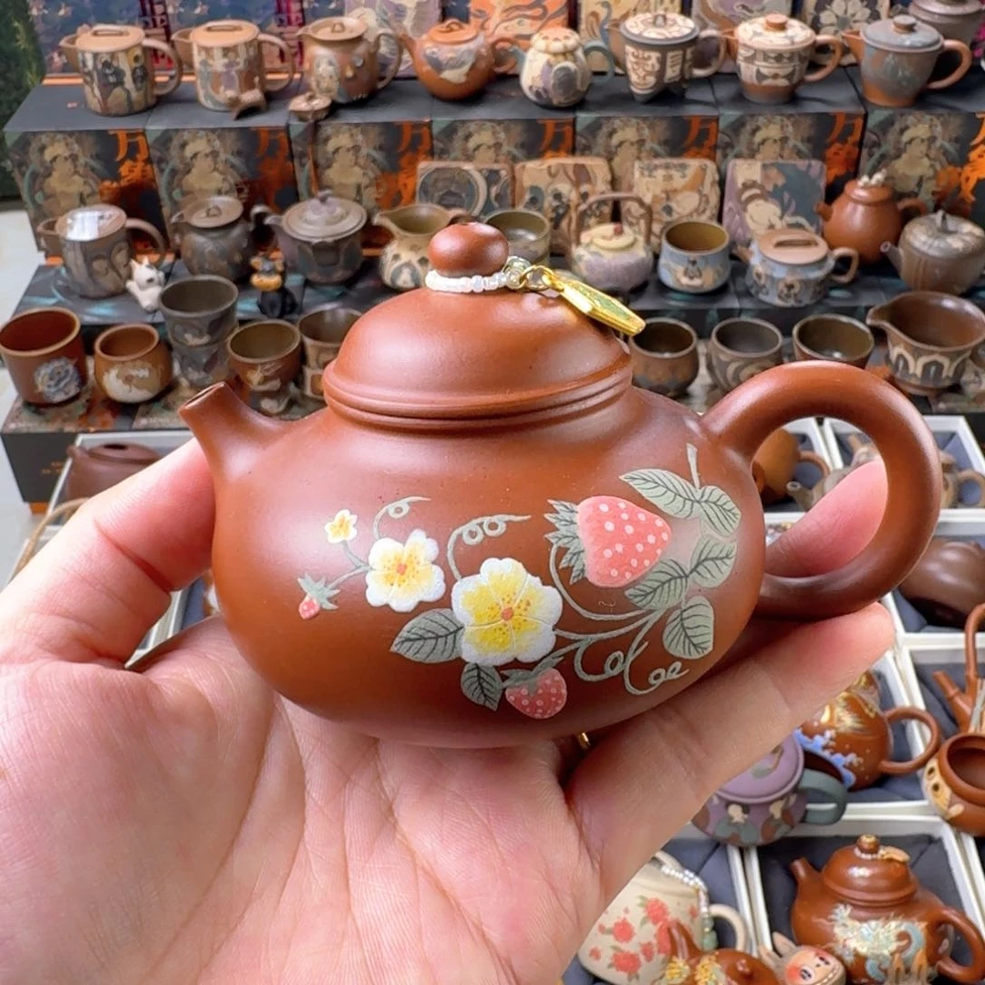 茶壶紫砂150ml原矿精工半手
