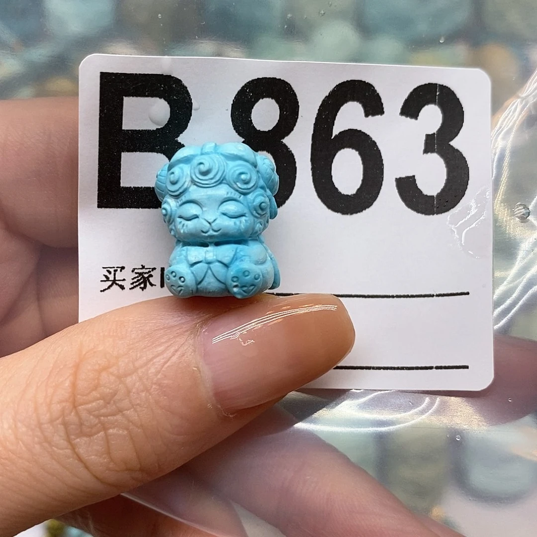 未镶嵌绿松石绿松石配饰定制H***o