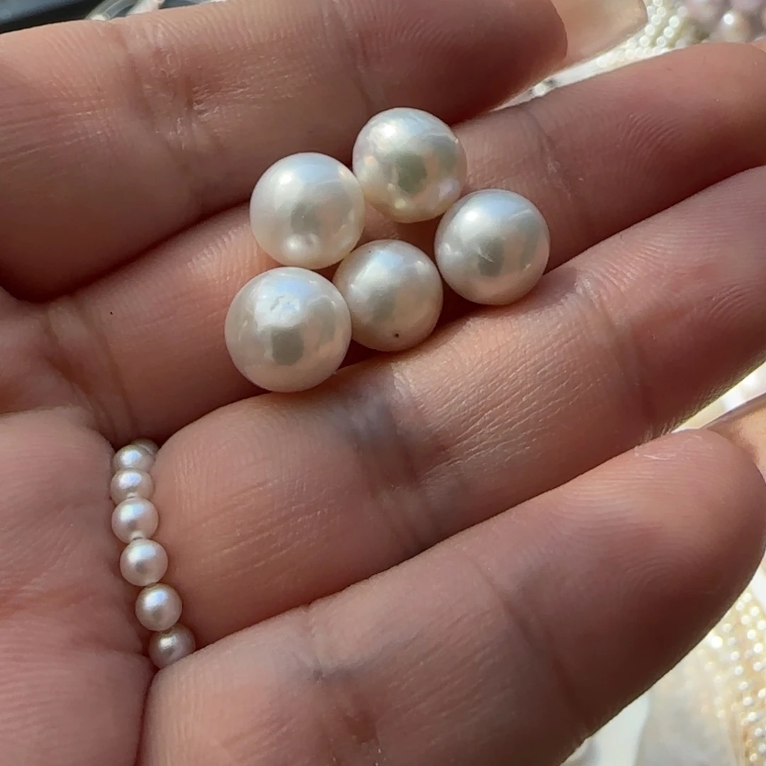 未镶嵌淡水珍珠018，8/9mm一颗