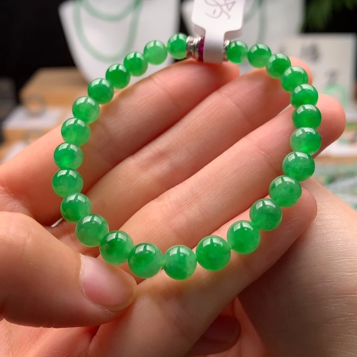 未镶嵌手串翡翠天然缅甸A货翡翠