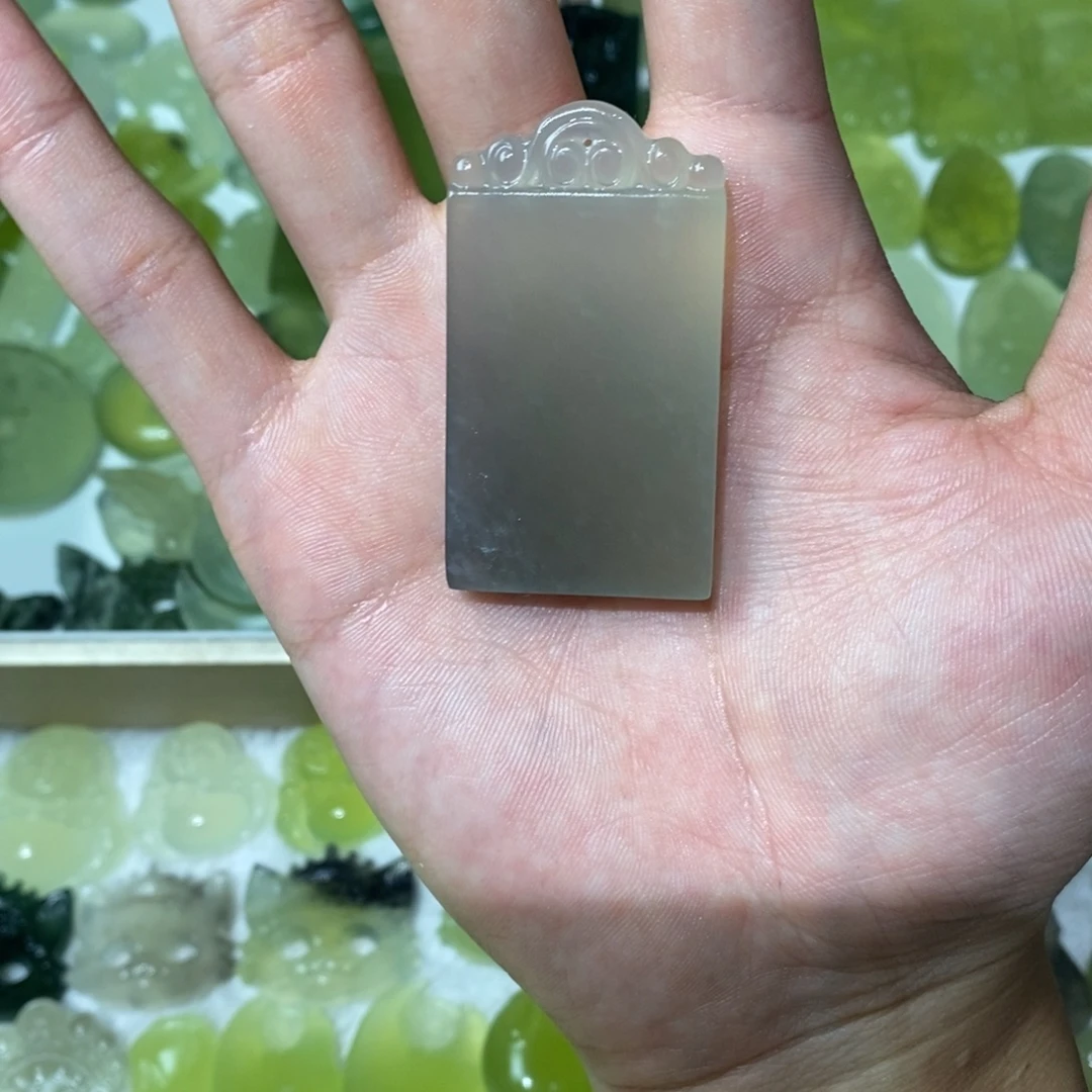 岫玉未镶嵌吊坠(不含链)