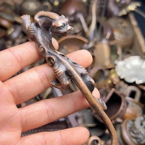 铜制文玩把玩物件