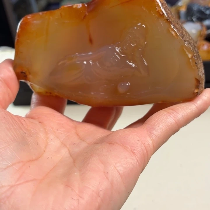 玛瑙/玉髓吊坠(不含链)未镶嵌