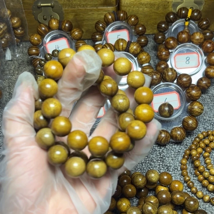 楠木（金丝楠）手串/手链枯木料1.5