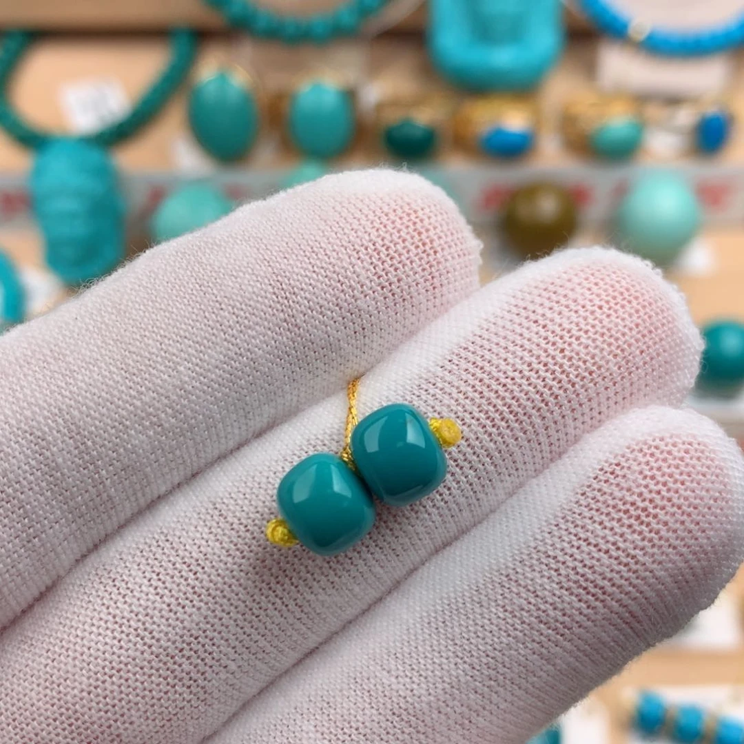 绿松石未镶嵌配饰7.1mm