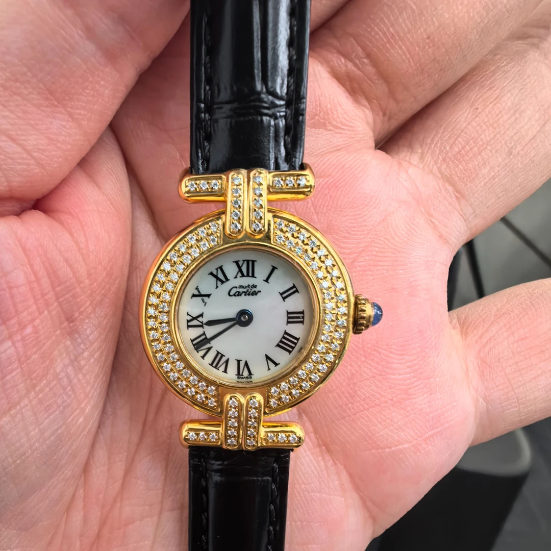 99新 Cartier/卡地亚 小旋风系列24mm后钻腕表/WHT030439