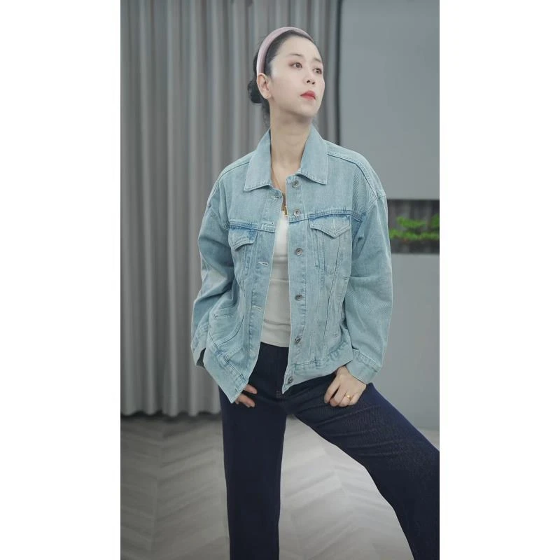 【衣长57-60】春秋短款牛仔外套休闲百搭宽松显瘦女时尚上衣474564