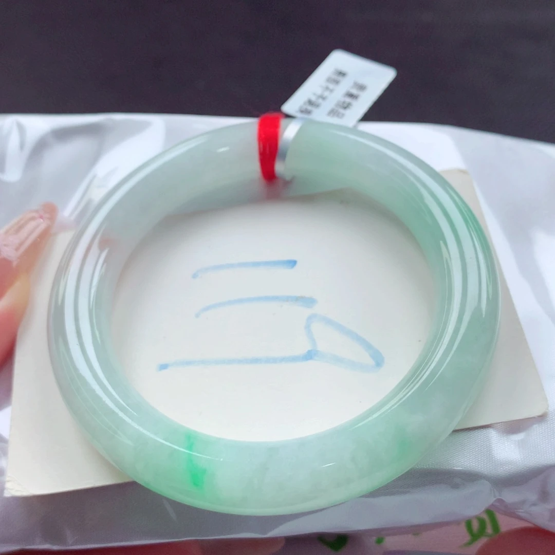 翡翠手镯未镶嵌天然缅甸翡翠A货手镯 19号